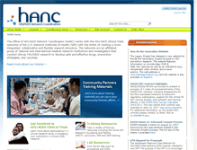 Tablet Screenshot of hanc.info